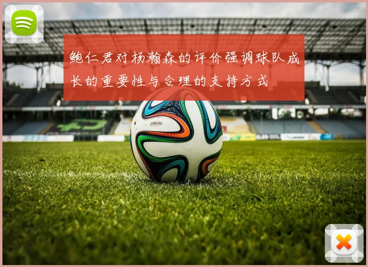 鲍仁君对杨瀚森的评价强调球队成长的重要性与合理的支持方式
